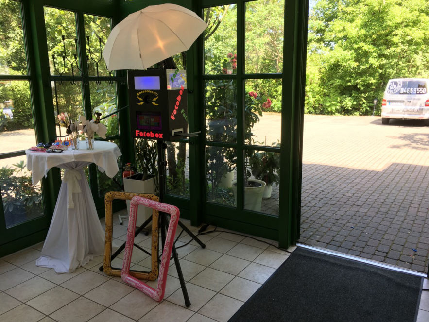 Fotobox Hochzeit im Landgasthof zum Mühlenteich