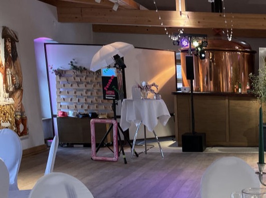 Fotobox Hochzeit im im Brau- und Brennhaus Altlandsberg